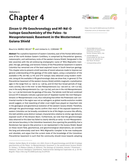 Zircon U–Pb Geochronology and Hf–Nd–O Isotope Geochemistry of the Paleo– to Mesoproterozoic Basement in the Westernmost Guiana Shield