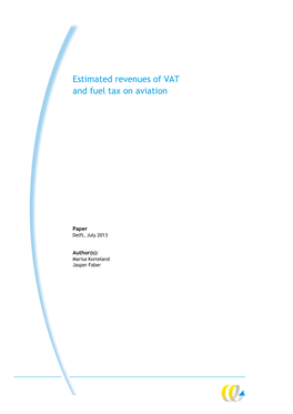 Estimation VAT/Fuel Rate