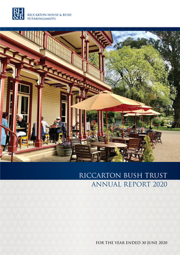 Riccarton Bush Trust Annual Report 2020