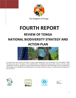 Review of Tonga National Biodiversity Strategy and Action Plan