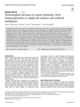 From Immunogenomics to Single-Cell Analysis and Artificial Intelligence