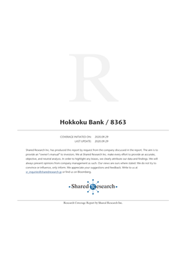 Hokkoku Bank / 8363