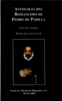 Antologia Del Romancero De Pedro De Padilla