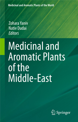 Medicinal and Aromatic Plants of the Middle-East ﻣﻊ ﺗﺣﯾﺎت د