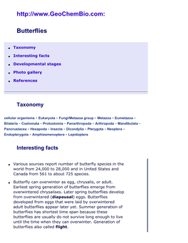 Butterflies at Geochembio: Taxonomy, Interesting Facts, Life Cycle, Photo Gallery, Bibliography