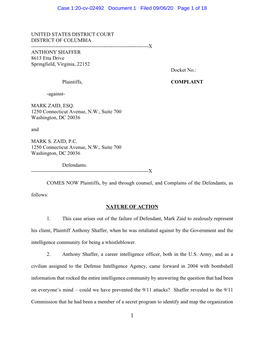 Shaffer's Lawsuit