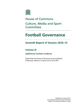Football Governance