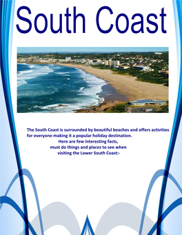 The South Coast Is Surrounded by Beautiful Beaches and Offers Activities for Everyone Making It a Popular Holiday Destination