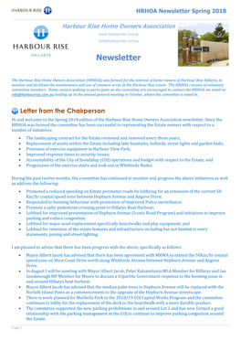 Newsletter Spring 2018