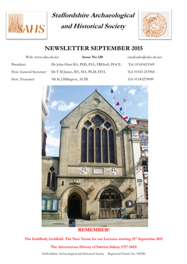 Newsletter 120 September 2015