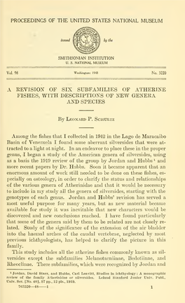 Proceedings of the United States National Museum