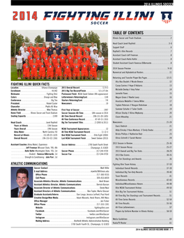 Table of Contents Illinois Soccer and Track Stadium