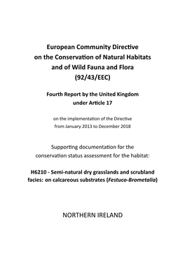 Northern Ireland Information for H6210