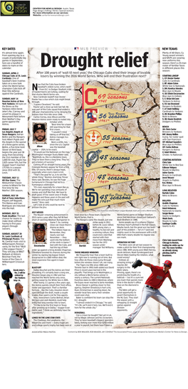 MLB PREVIEW NEW TEAMS It’S Almost Time Again