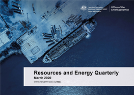 Resources and Energy Quarterly March 2020