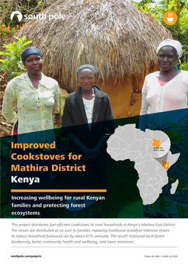 Improved Cookstoves for Mathira District Kenya