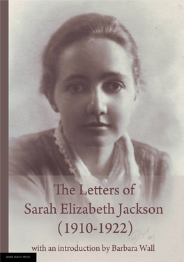 The Letters of Sarah Elizabeth Jackson (1910-1922) Share This Book