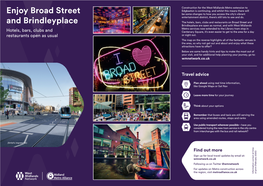 Broad Street and Brindleyplace Businesses Wayfinding