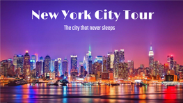 New York City Tour the City That Never Sleeps