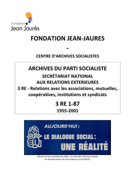 Fondation Jean-Jaures