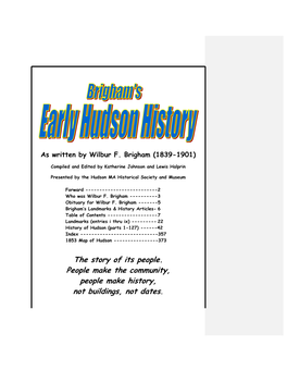 Who Was Wilbur F. Brigham ------3 Obituary for Wilbur F