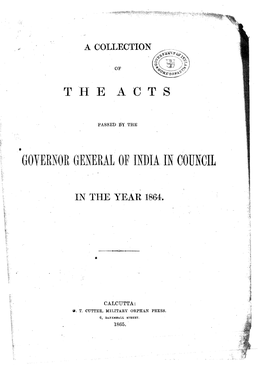 Governor General of India in Council