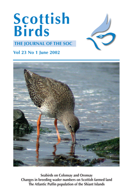 *Scottish Birds 23(1)