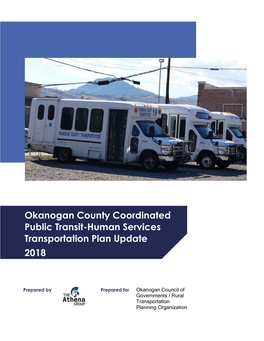 2018 Coordinated Transit Human Services Transportation Plan