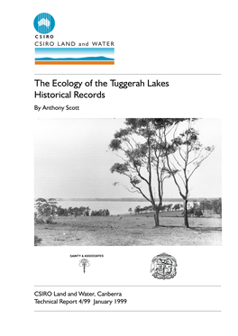 1999 01 01 CSIRO the Ecology of Tuggerah Lake Historical Records