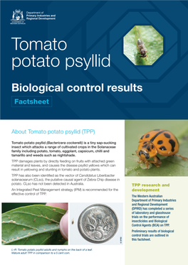 TPP Biological Control Results