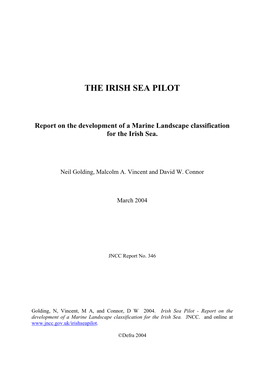 A Marine Landscape Classification for the Irish Sea