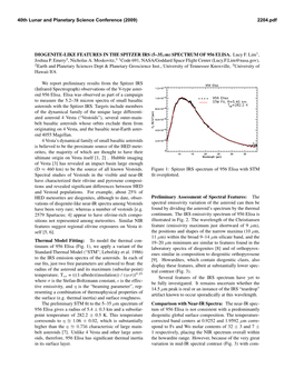 DIOGENITE-LIKE FEATURES in the SPITZER IRS (5–35Μm) SPECTRUM of 956 ELISA