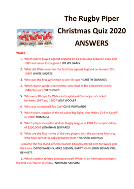 Rugby Christmas Quiz Answers-1