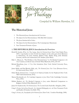 The Historical Jesus