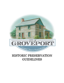 Historic Preservation Guidelines