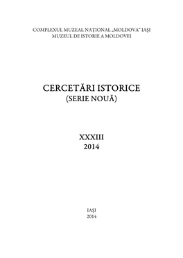 Cercetări Istorice (Serie Nouă)