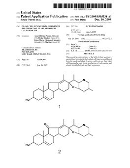 (12) Patent Application Publication (10) Pub. No.: US 2009/0305338 A1 Ritala-Nurmi Et Al