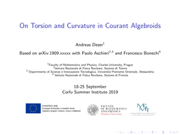 On Torsion and Curvature in Courant Algebroids