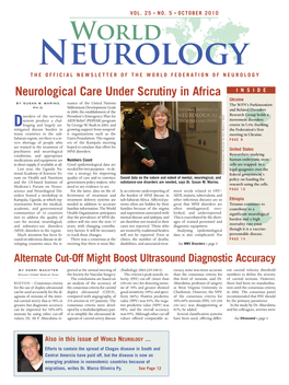 OCTOBER 2010 World Neurology