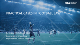 Practical Cases in Football Law