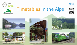 Timetables in the Alps 2017