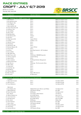 Croft-67-July-Entry-List.Pdf