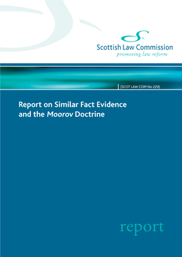 Report on Similar Fact Evidence and the Moorov Doctrine (SLC 229)