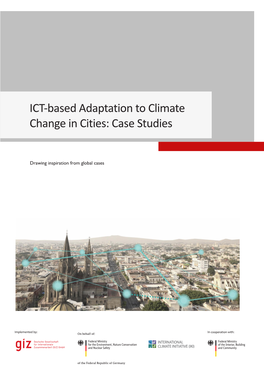 ICT-Based Adaptation to Climate Change in Cities: Case Studies