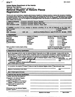 Lonai Register of Historic Places Registration Form