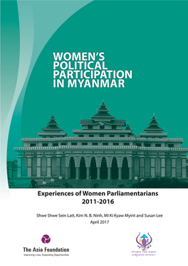 Women's Political Participation in Myanmar