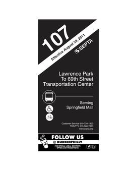 Lawrence Park to 69Th Street Transportation Center