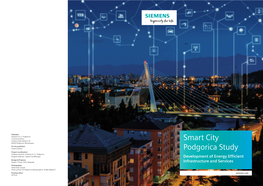 Smart City Podgorica Study Development of Energy Efficient Infrastructure and Services