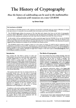 The History of Cryptography: How the History of Codebreaking Can Be