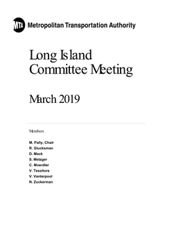 Long Island Committee Meeting